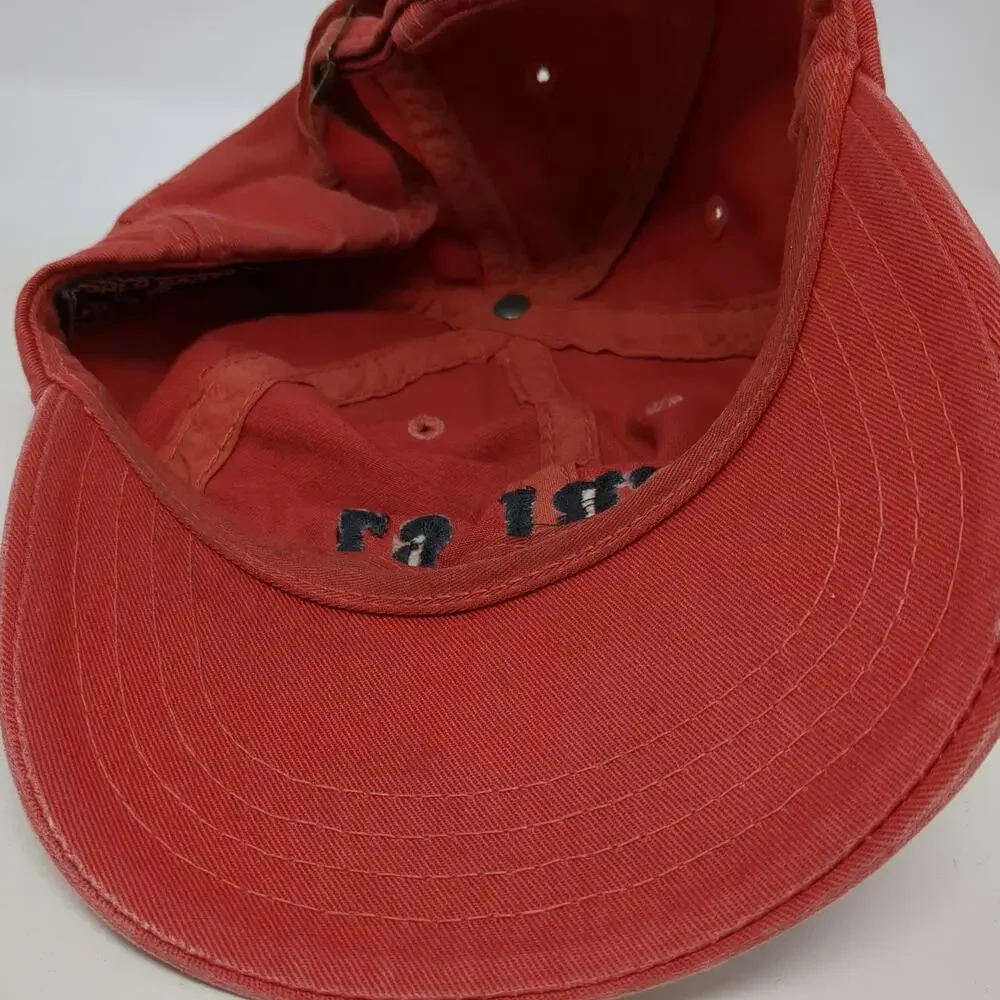 Polo Sport Ralph Lauren Baseball Cap Red One Size USRL 67 Cotton Adjustable Hat